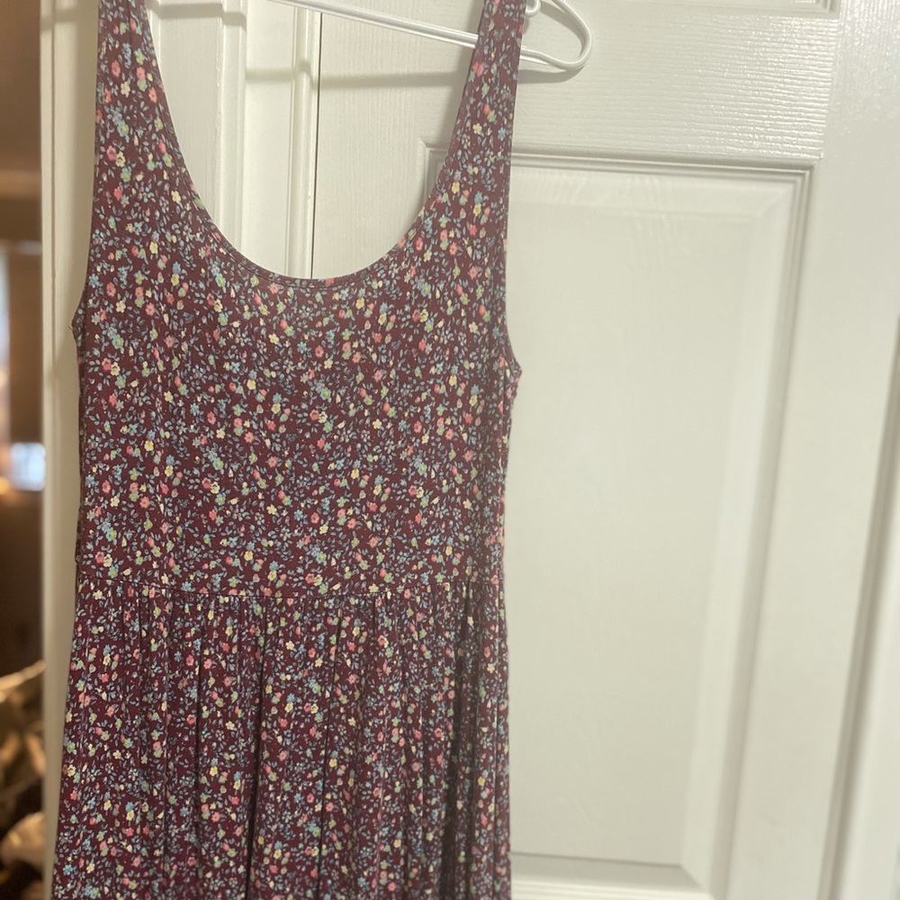 Flowy American eagle cotton dress